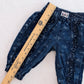 Vintage OshKosh “Autumn Days” Top & Ruffle Denim Pant Set: 12m - Yellow Clover Vintage Kids Clothes