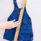 Vintage OshKosh Royal Blue Shortall Overalls: 18m - Yellow Clover Vintage Kids Clothes