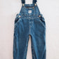 Vintage Polo Jeans Co. Ralph Lauren Denim Overalls with Logo Straps: 18-24M - Yellow Clover Vintage Kids Clothes