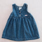 Vintage OshKosh Denim Babydoll Dress: 2T - Yellow Clover Vintage Kids Clothes