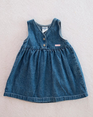 Vintage Toddler OshKosh Denim Dress: 2T