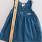 Vintage OshKosh Denim Babydoll Dress: 2T - Yellow Clover Vintage Kids Clothes