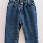 Vintage Baby Guess Medium Wash Denim Jeans with Snap Hem Detail: 18 Months - Yellow Clover Vintage Kids Clothes