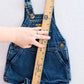 Vintage OshKosh Medium Wash Denim Shortalls: 6–9m - Yellow Clover Vintage Kids Clothes