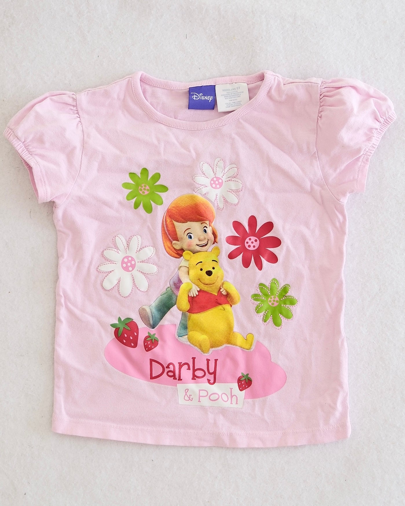Y2K Disney Winnie the Pooh "Darby & Pooh" Tee: 5T