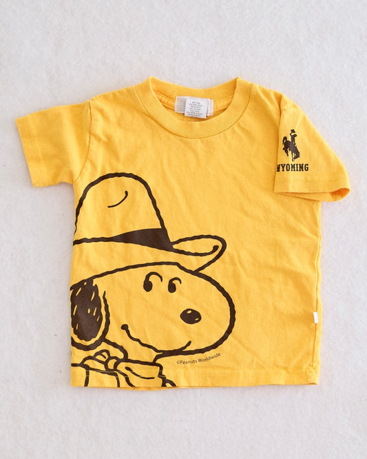 Modern (?) Peanuts Snoopy Cowboy "Wyoming" Tee: 3T?