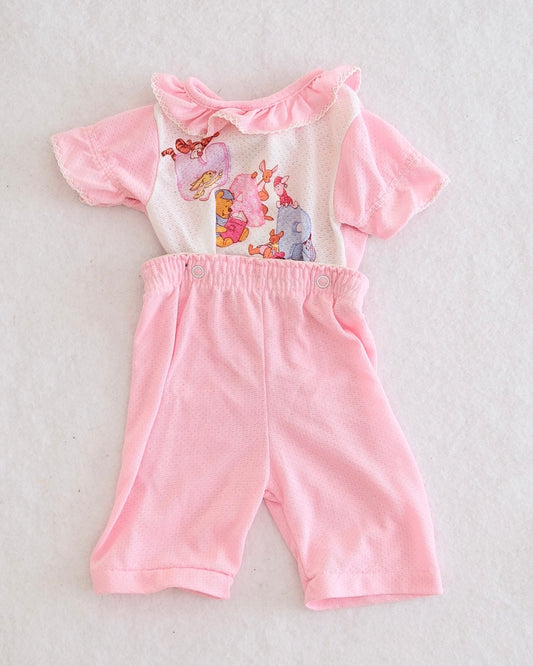 Vintage Disney Winnie the Pooh Ruffle Pajama Set: 6m?