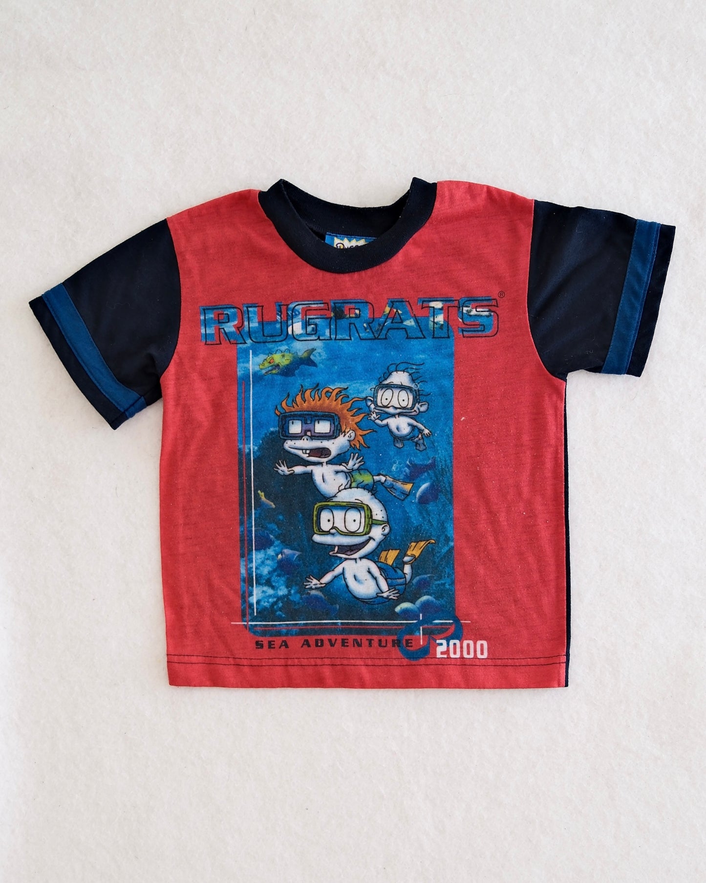 Vintage Nickelodeon Rugrats "Sea Adventure 2000" Pajama Top: 4/5