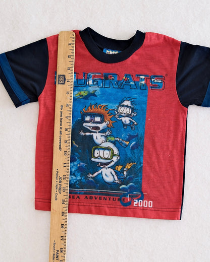 Vintage Nickelodeon Rugrats "Sea Adventure 2000" Pajama Top: 4/5