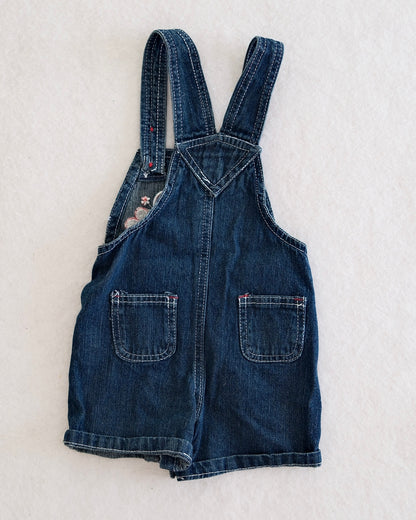 Y2K Disney Minnie Mouse Denim Shortall: 12M