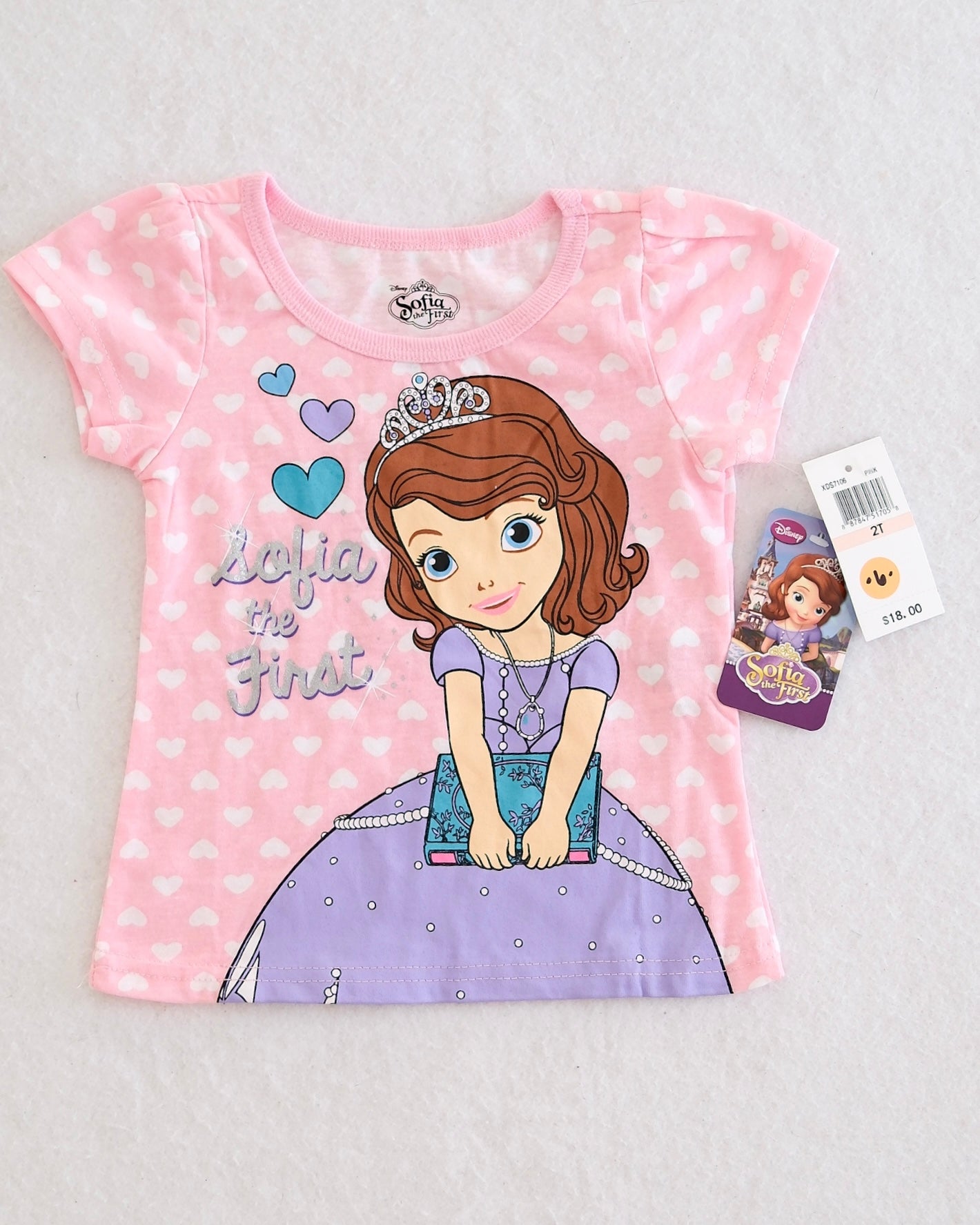 2010s Sofia the First Graphic Tee: 2T