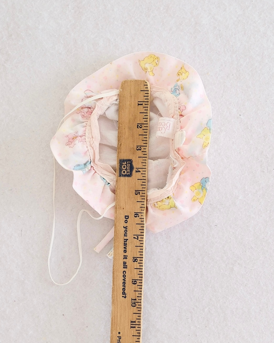 Vintage Care Bears Baby Ruffle Hat: Infant?