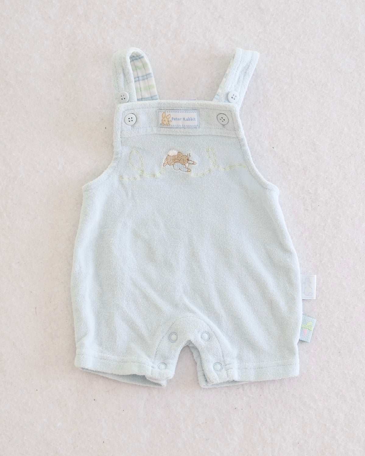 Y2K Peter Rabbit Terry Romper: Preemie