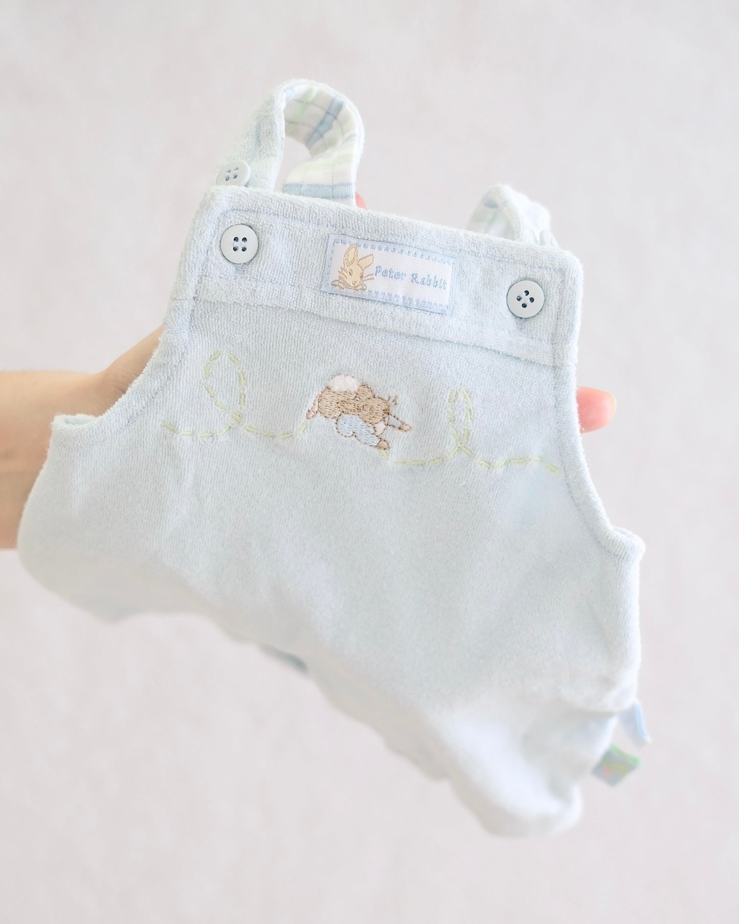 Y2K Peter Rabbit Terry Romper: Preemie