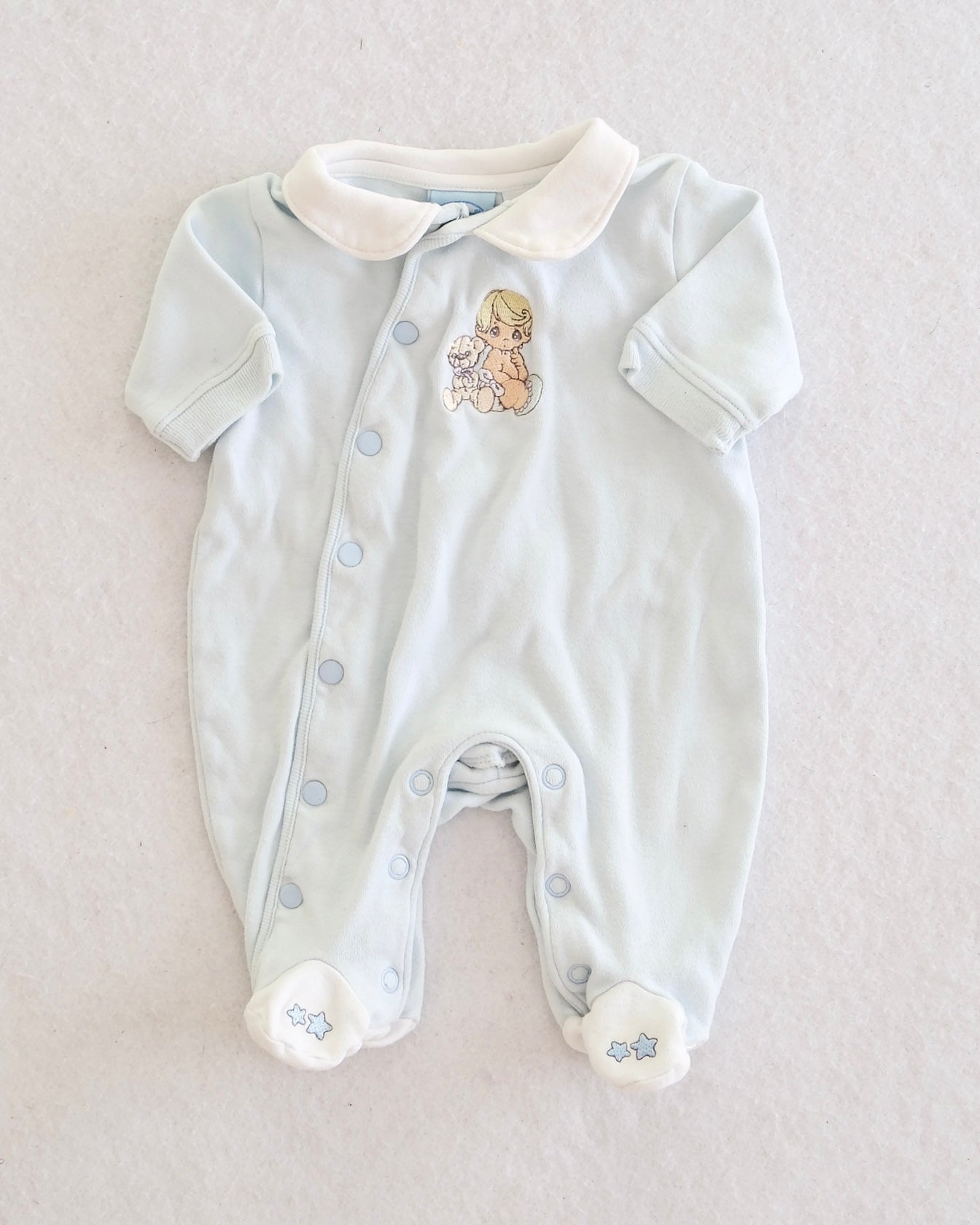 Y2K Precious Moments Footed Sleeper: Preemie