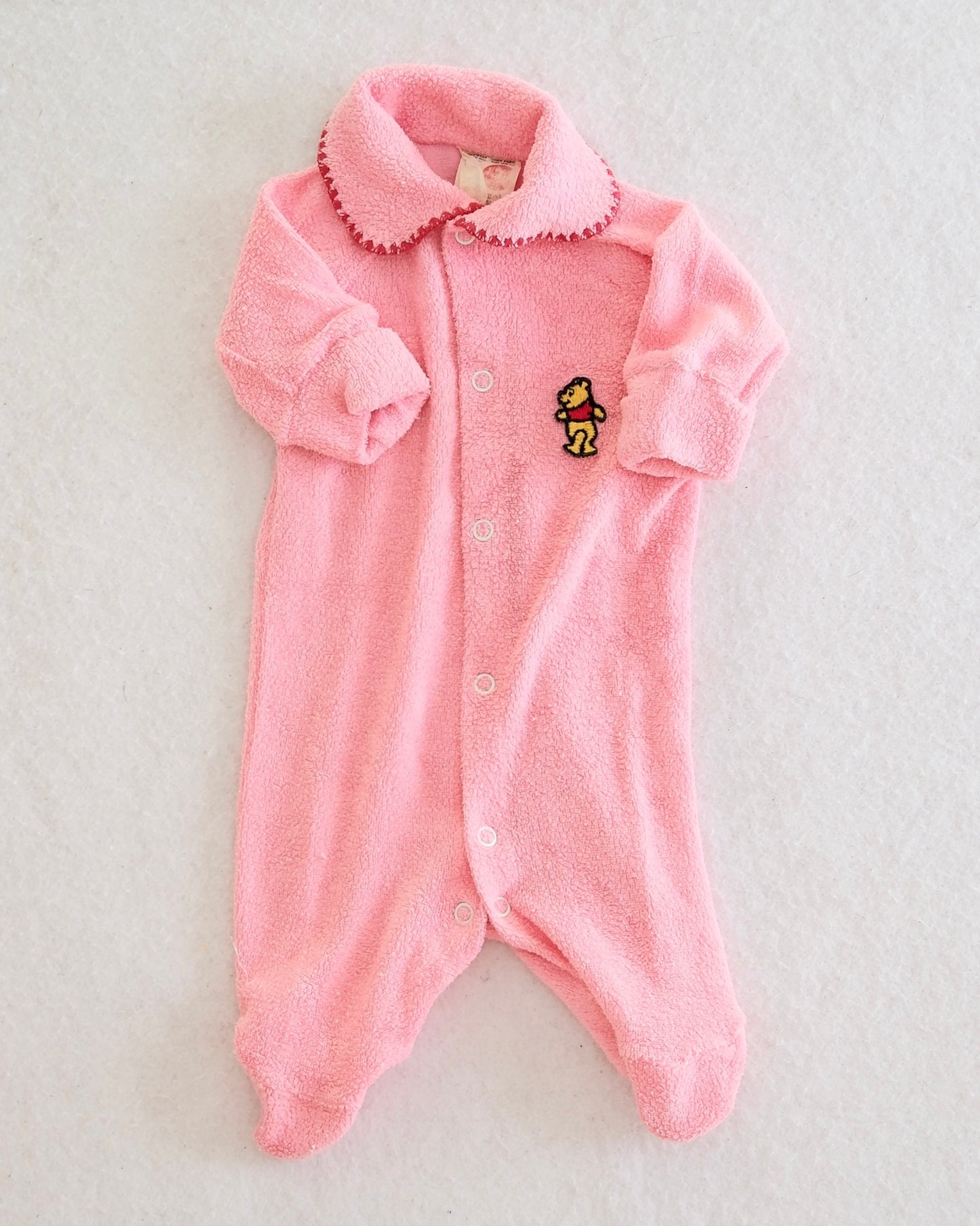 Vintage Disney Winnie the Pooh Terry Footed Sleeper: 3m