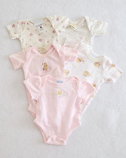 Y2K Disney Winnie the Pooh Bodysuit Bundle: Preemie, Newborn, 0-3m