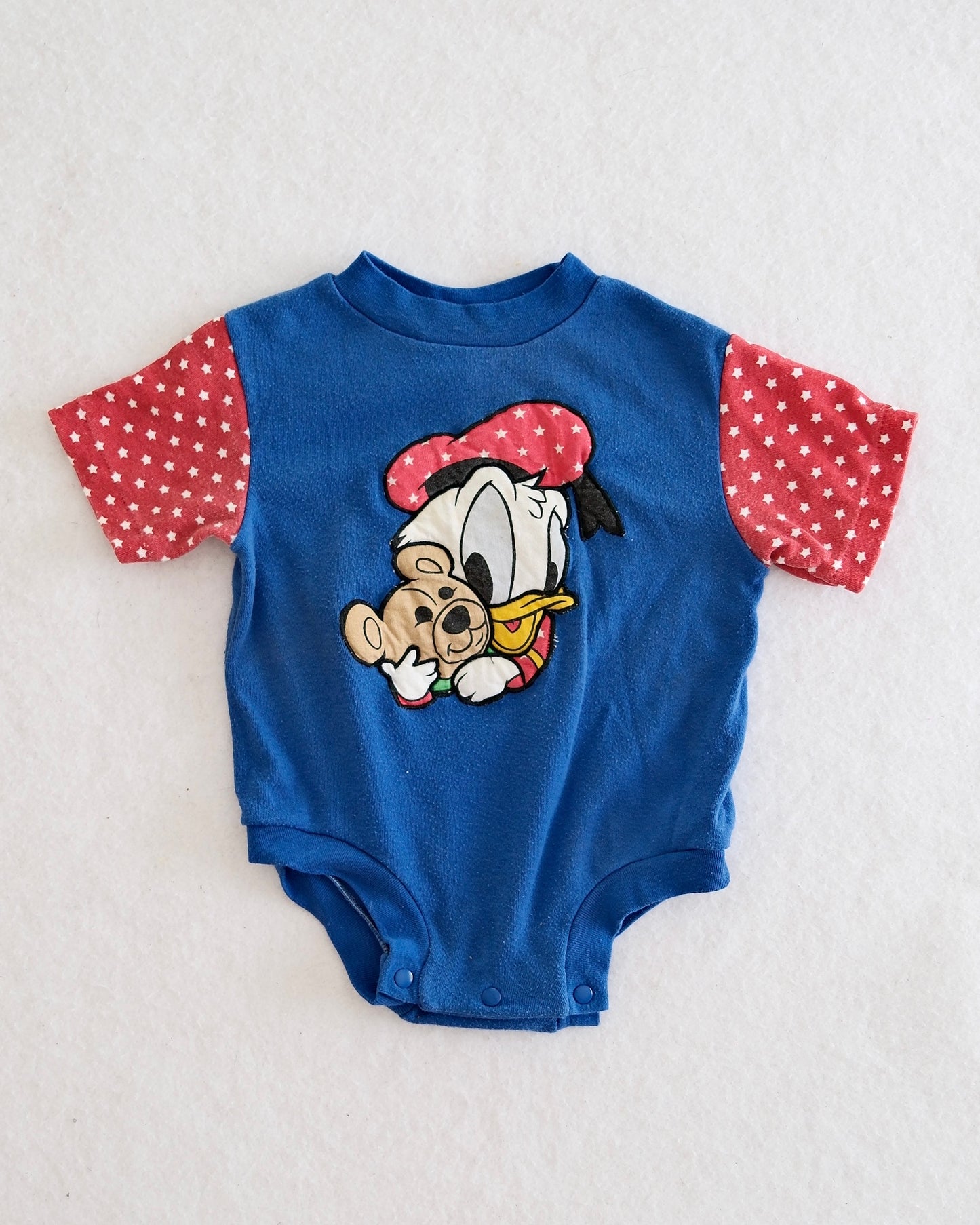 Vintage Disney Babies Donald Duck Romper: 9m?