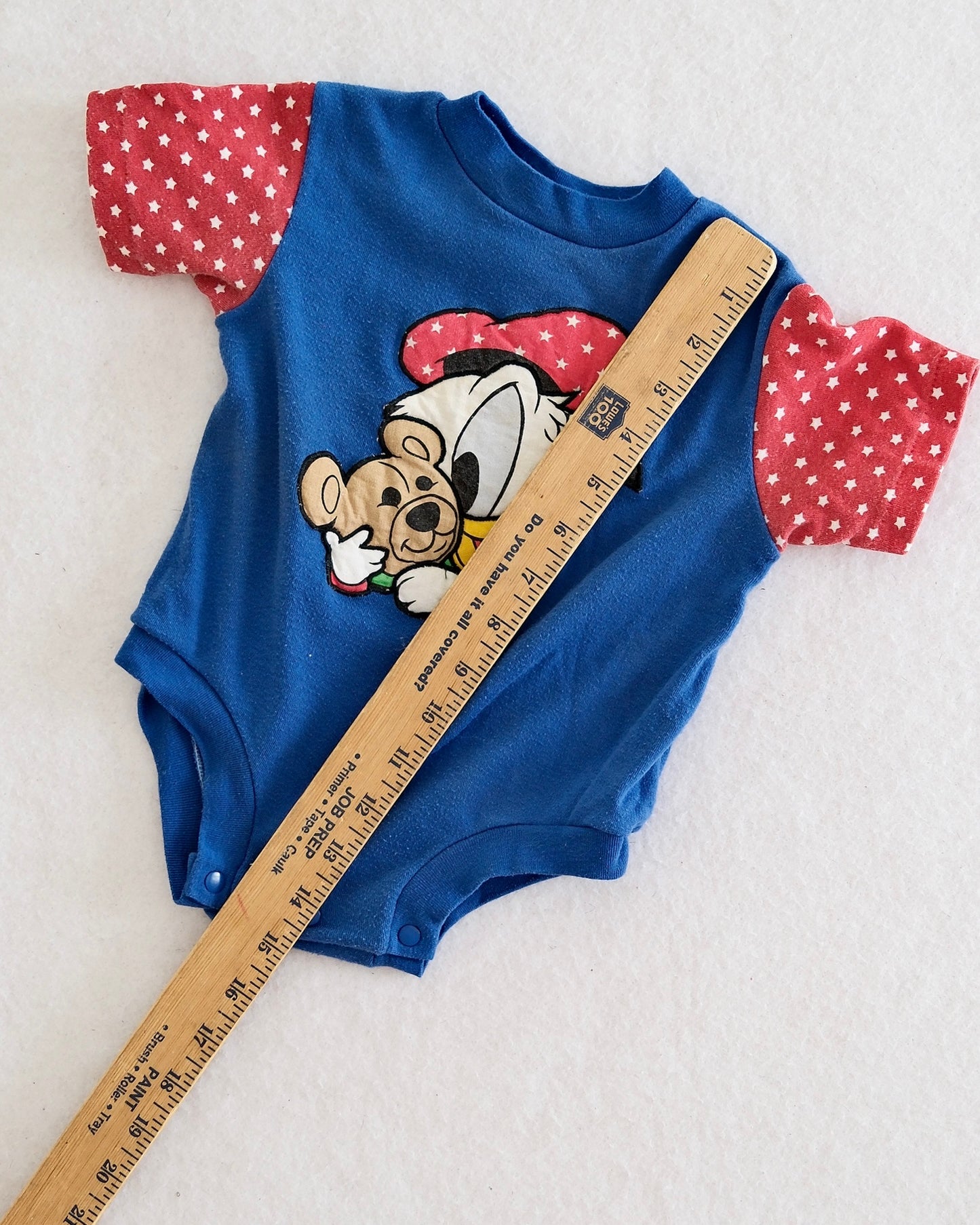 Vintage Disney Babies Donald Duck Romper: 9m?