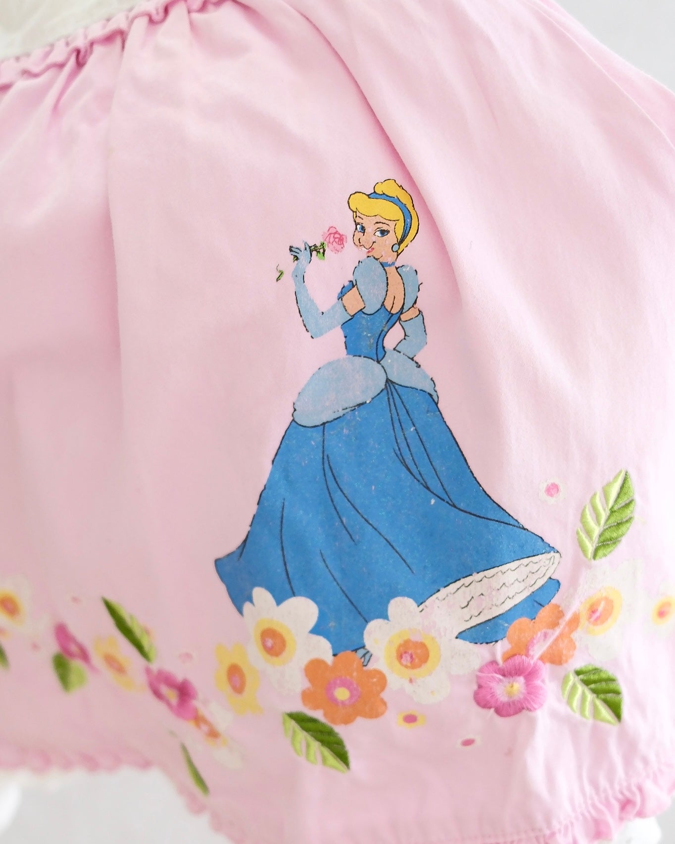 Y2K Disney Princess Eyelet Party Dress: 4T