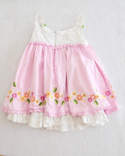 Y2K Disney Princess Eyelet Party Dress: 4T