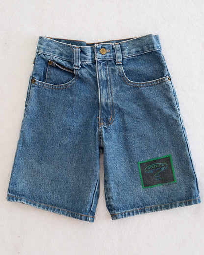 Vintage Batman Riddler Denim Shorts: 8y