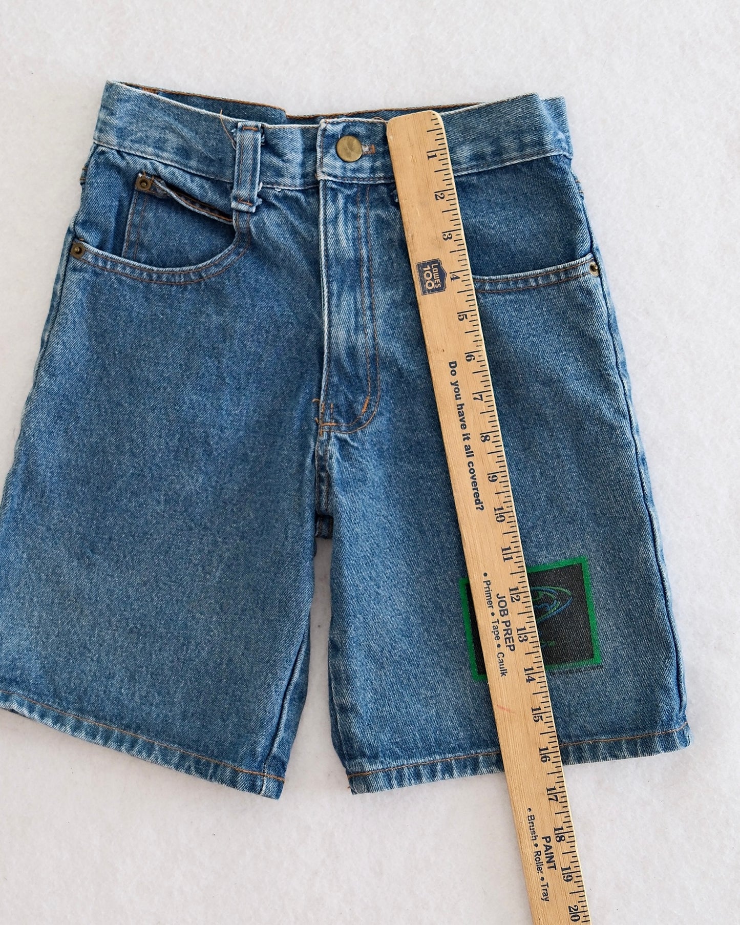 Vintage Batman Riddler Denim Shorts: 8y