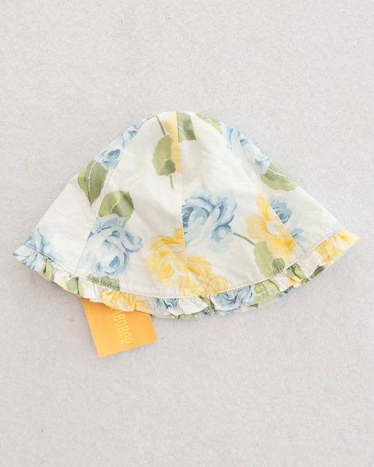 Vintage Gymboree Rosy Floral Bucket Hat: 12-24m