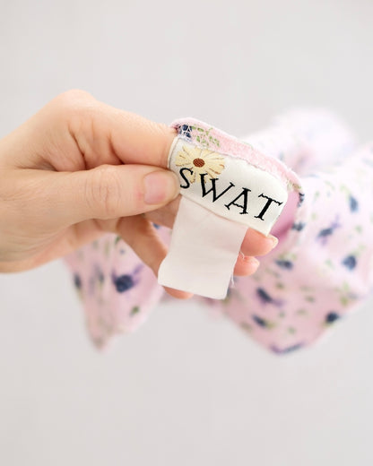 Vintage Swat Floral Pointelle Dress: 5T+