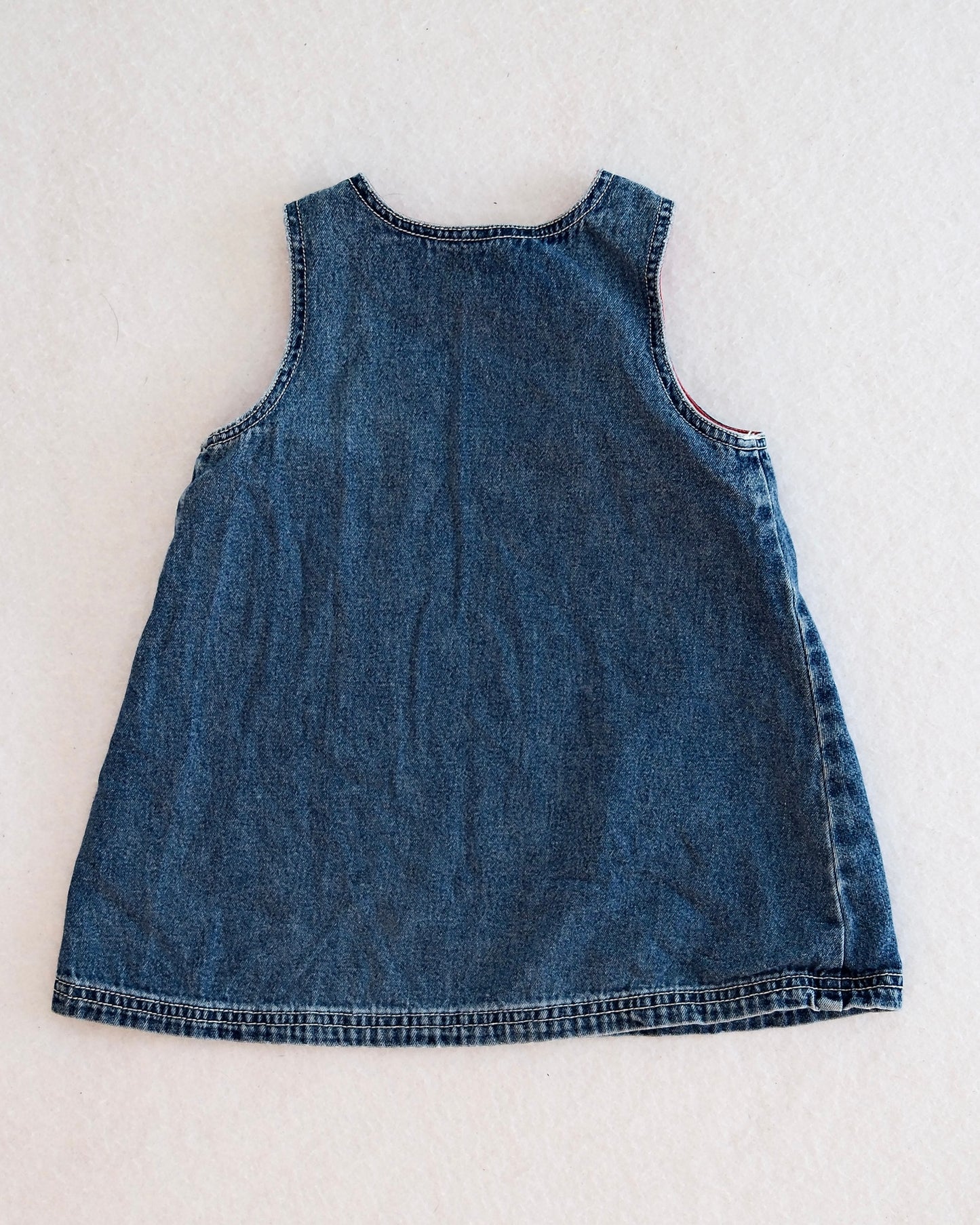 Y2K Tommy Hilfiger Denim Jumper Dress: 12-18M
