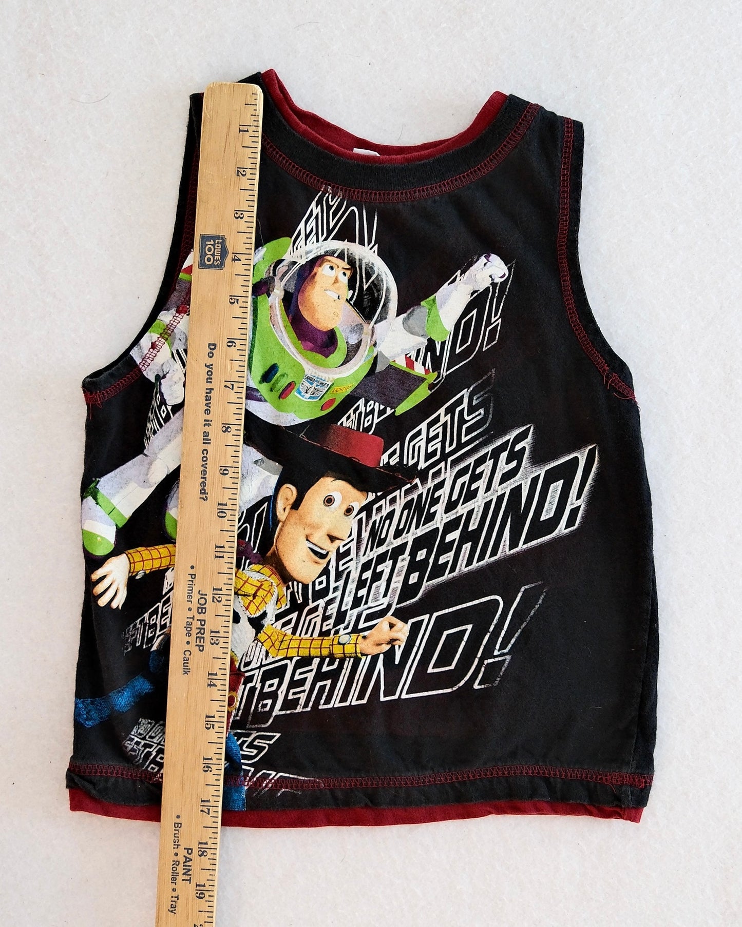 2010s Disney Pixar Toy Story "No One Gets Left Behind" Tank: 6/7