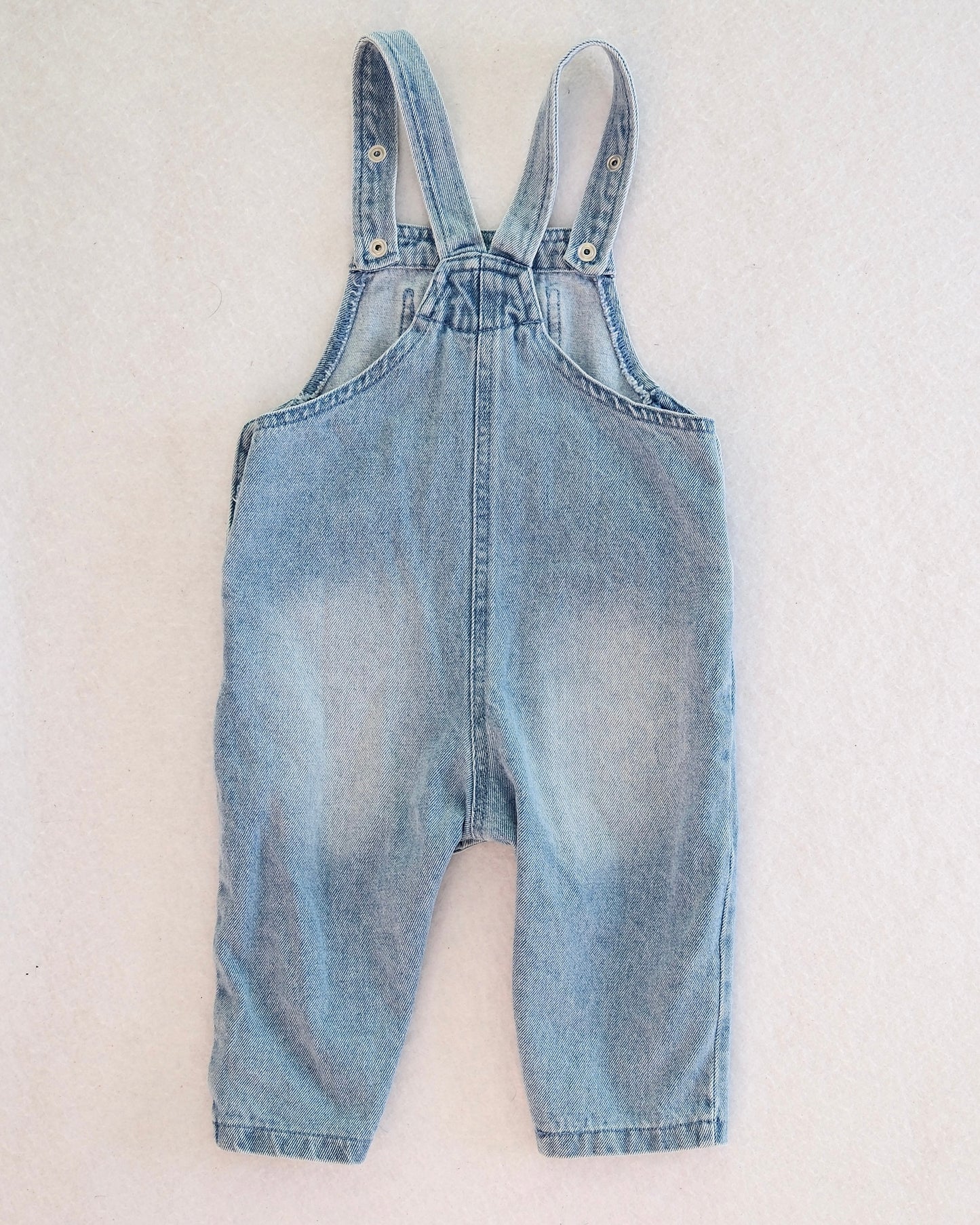 Disney Baby Toy Story "Best Buds" Denim Overalls: 12M