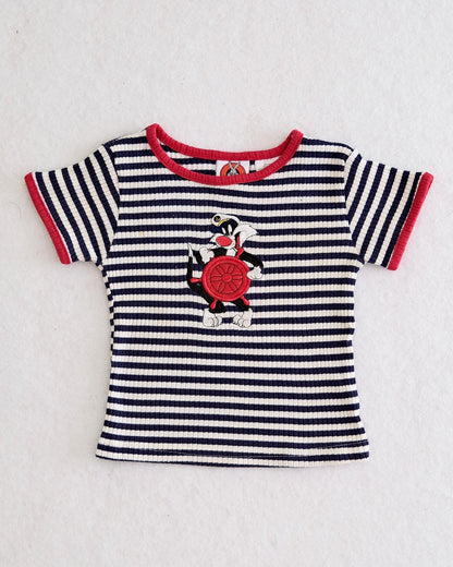 Vintage Looney Tunes Sylvester Sailor Ribbed Tee: 24m?