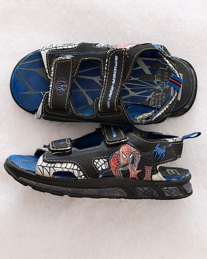 Y2K Spider-Man Sport Light Up Sandals: size 13.5