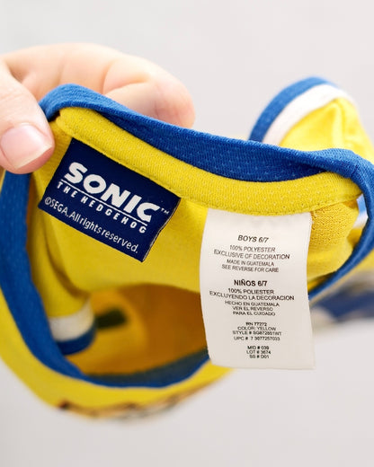Y2K Sonic the Hedgehog "Daredevil Rebels" Basketball Tank: 6/7y