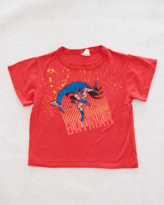 Vintage Batman Red Graphic Tee: 5T?