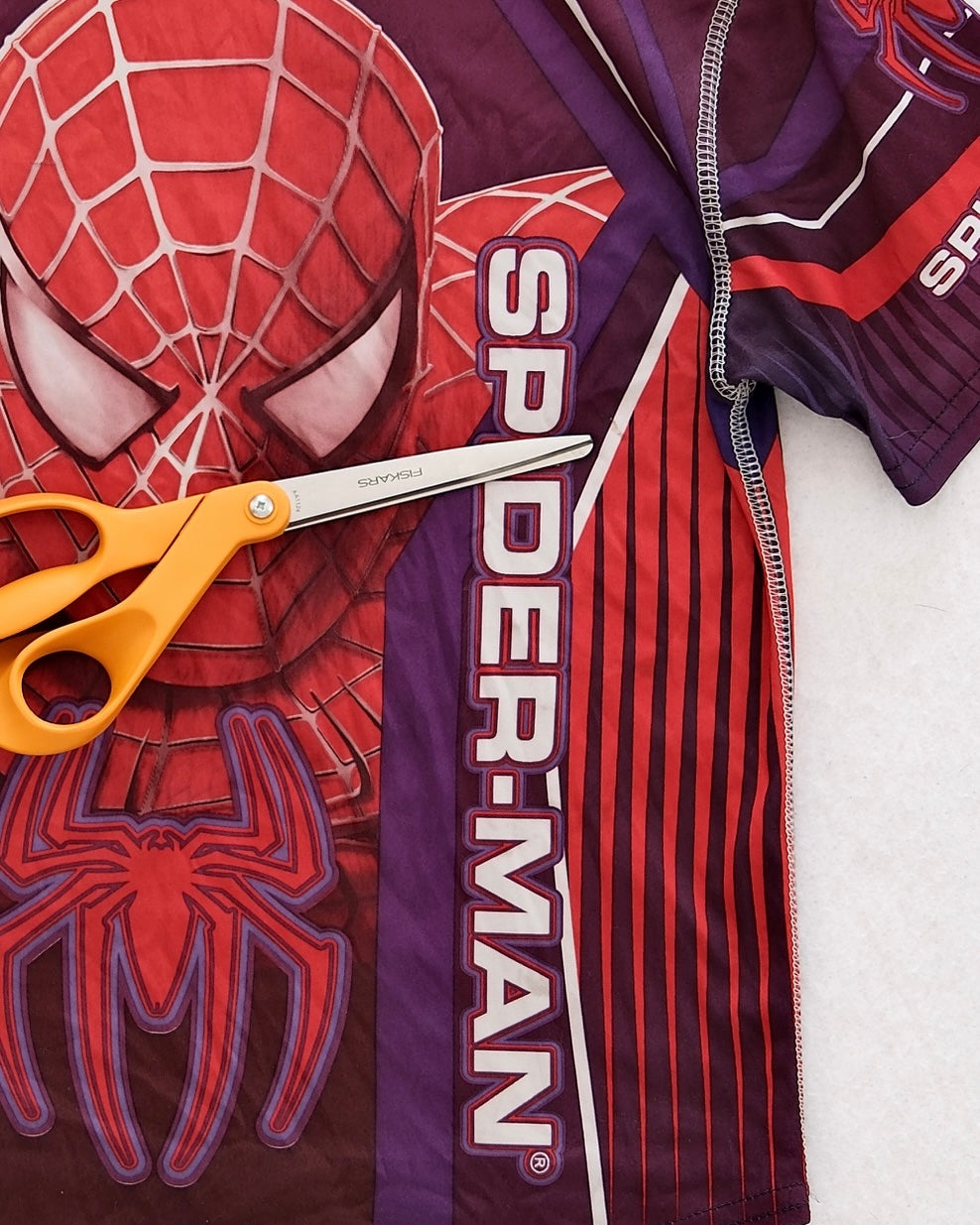 Vintage Spider-Man Allover Print Athletic Tee: 5/6y