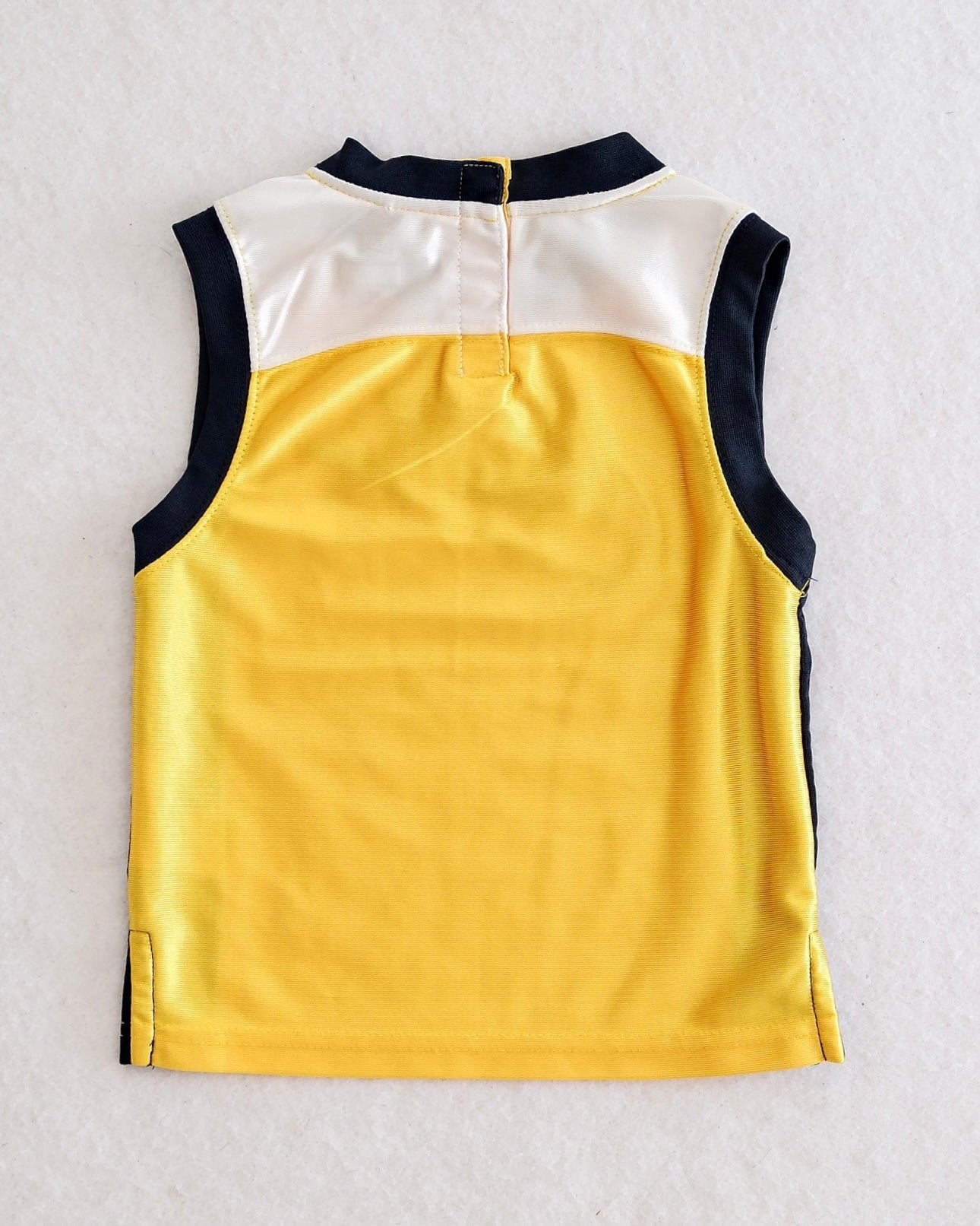 Y2K Nike Yellow + Navy Jersey Tank: 12m
