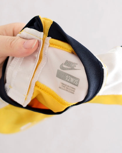 Y2K Nike Yellow + Navy Jersey Tank: 12m