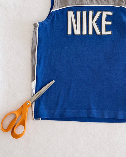Y2K Nike Blue + Gray Tank: 4T