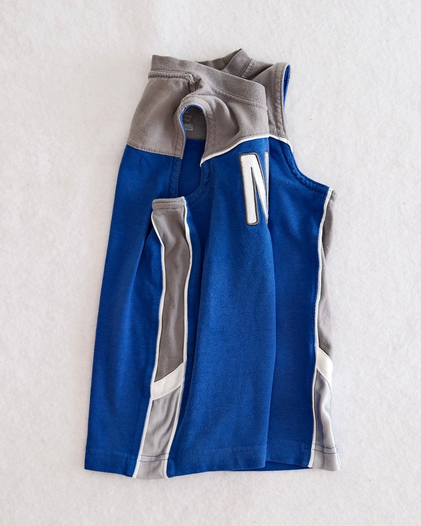 Y2K Nike Blue + Gray Tank: 4T
