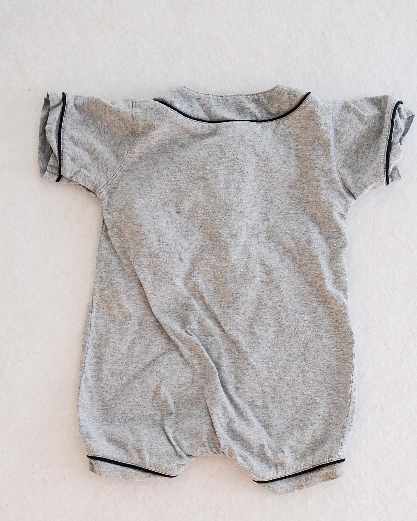 Y2K Florida Marlins Baby Baseball Jersey Romper: Size 12M