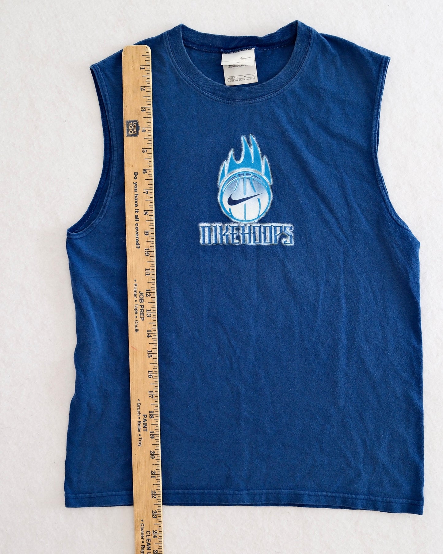 Y2K Nike Hoops Kids Basketball Muscle Tank: Size 10y