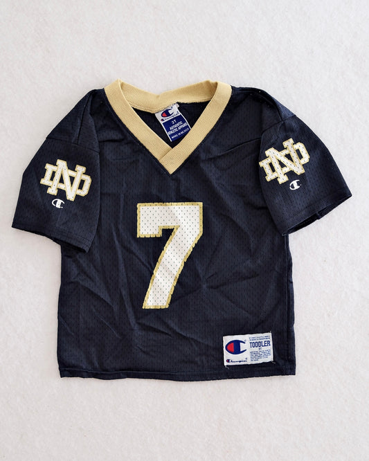 Vintage Champion Notre Dame Toddler Football Jersey: Size 3T