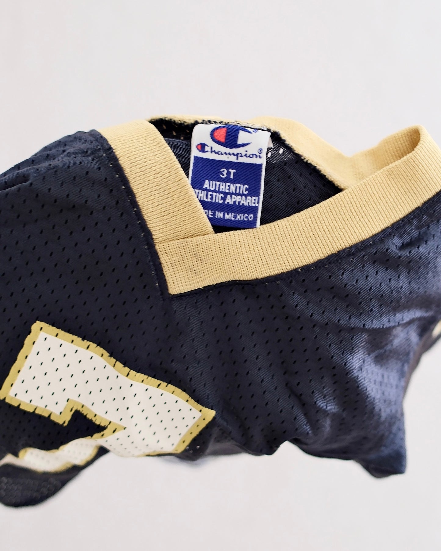 Vintage Champion Notre Dame Toddler Football Jersey: Size 3T