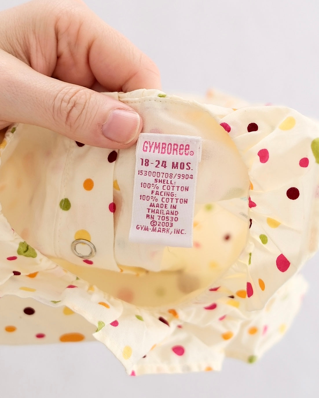 Vintage Gymboree NWT Copa Cabana Polka Dot Tank & Maracas Ruffle Pants Set: 18-24 Months - Yellow Clover Vintage Kids Clothes