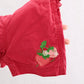 Y2K Gymboree 2007 Strawberry Farm Appliqué Ruffle Shortall: 12-18 Months - Yellow Clover Vintage Kids Clothes