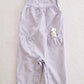 Y2K Gymboree Petite Mademoiselle Lavender Mouse Pocket Romper: 12-18 Months - Yellow Clover Vintage Kids Clothes