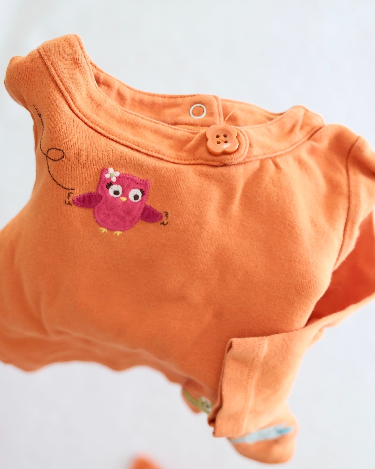 Y2K Gymboree Owl and "Little Sister" Tops + Owl Print Leggings, size 3T