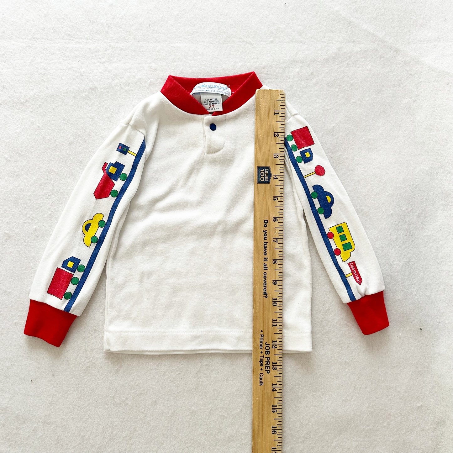 Vintage OshKosh Geometric Vehicles Layer Top: 24m?